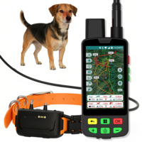 Hunde-Tracker-Halsband - IP68 Wasserdicht 6400mAh 48H Standby Schock/Vibrations-Training Echtzeit-GPS-Ortung