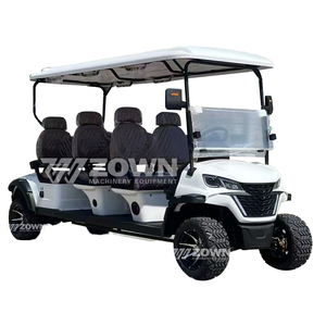 Elegante Carro Utilitario Blanco de 6 Plazas con Batería de Litio de Largo Alcance para Transporte de Invitados en Mansões, Campamentos y Parques - Product Image 1