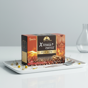 Caffè Istantaneo Naveta X Power per Uomini, Bevanda Energetica alle Erbe, 16 Bustine da 200 g - Product Image 5