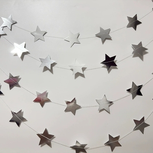 <b>Mirror</b> pentagonal Star Hanging Decoration For Wedding,Party, Holiday, Christmas And Halloween - Product Image 4