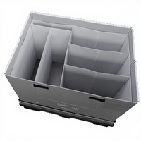Boîte de séparation en plastique ondulé PP pour palettes de stockage