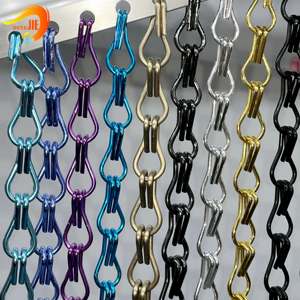 וילונות רשת מתכת דקורטיביים עם שרשרת קישורים, אספקת יצרן, אורך חיים ארוך, יעילות עלויות גבוהה - Product Image 4