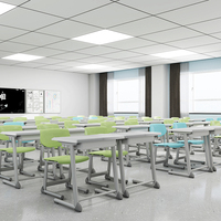 Ensemble chaise et table d'école, ensemble bureau et chaise d'écolier, mobilier scolaire pour enfants, bureau réglable en hauteur