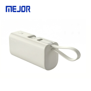Nouvelle batterie externe portable 5000 mAh, charge rapide Type-C 22,5 W, logo personnalisé, capsule USB-C, mini batterie externe - Product Image 2