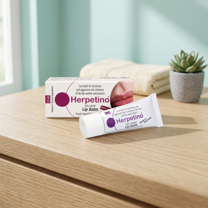 Herpetino <b>Lip</b> Balm & <b>Gloss</b> 10ml Gel Cream Fruit Flavored Moisturizing Plumping Nourishing Waterproof Germany Regular Size Makeup - Product Image 3