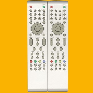 Télécommande à perles de cristal YK-01443 pour téléviseur Haier, 21.3x4.6x2cm, argent noir, code fixe, portée 10m - Product Image 1