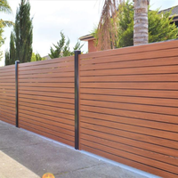 Panneaux de clôture en treillis composite aluminium facile à installer pour l'Australie, résistants à la rouille, écologiques, thermolaqués, pour jardin et sécurité.