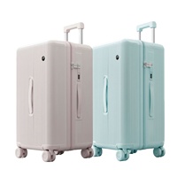 Nouvelle valise de voyage unisexe haut de gamme en néoprène PC Doudou Box Max grande capacité 24 pouces avec roulettes et absorption des chocs