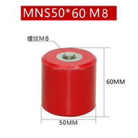 Isolateur de barre omnibus basse tension MNS20*30M8 pour armoire de distribution, panneau d'équipement de commutation, support de barre neutre rouge