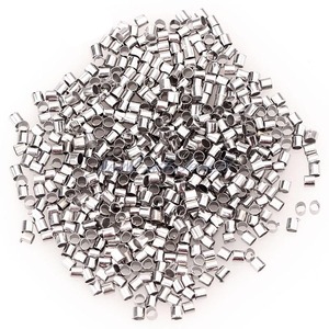 5000 Pcs/Lot Tube sertissage fin <span class=keywords><strong>perles</strong></span> bouchon entretoise <span class=keywords><strong>perles</strong></span> pour Bracelet collier bricolage en gros fabrication de bijoux - Product Image 1