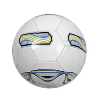 Vente directe d'usine à motif cinq étoiles Cadeaux promotionnels Taille normale Cinq Football en PVC bon marché