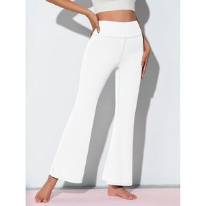 Fisoew Womens <b>Flare</b> <b>Leggings</b> High Waisted Tummy Control Yoga Pants Workout Running Bootcut <b>Leggings</b> - Product Image 5