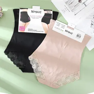 여성용 Shapewear 바디 수트 중간 제어 탄성 꽉 바지 그림 패턴 성인을위한 탈지가있는 원활한 팬티