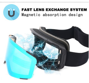 <span class=keywords><strong>2026</strong></span> एंटी कोहरे बर्फ चश्मा स्नोबोर्ड गॉगल Uv400 सुरक्षा चुंबकीय शीतकालीन खेल स्कीइंग चश्मा पुरुषों - Product Image 5