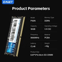 EAGET P50N-2 Notebook DDR5 ram in Stock Gaming Wholesale Memory 5600mhz for Laptop SODIMM RAM 16GB Memoria Ram DDR5