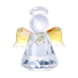 Mini bunte Kristall Engel Figur Brief besch werer Ornamente Kunst Home Tisch dekoration Sammler geschenke für Weihnachten - Product Image 6