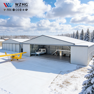 Edificio de Almacenamiento de Aeronaves con Estructura de Acero Ligero Impermeable para Uso en Aeropuertos - Product Image 1