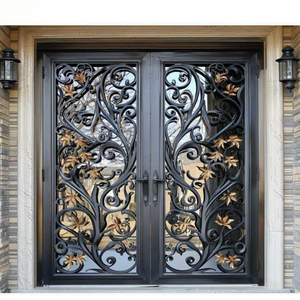 Puerta Exterior Moderna <span class=keywords><strong>de</strong></span> Metal XIYATECH, Diseños <span class=keywords><strong>de</strong></span> <span class=keywords><strong>Puertas</strong></span> <span class=keywords><strong>de</strong></span> Hierro Forjado, Puerta <span class=keywords><strong>Principal</strong></span> <span class=keywords><strong>de</strong></span> <span class=keywords><strong>Entrada</strong></span> <span class=keywords><strong>de</strong></span> Lujo para el Hogar - Product Image 1