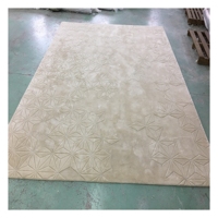 Tapis tufté main personnalisé pour salon, à poils longs et épais, pour une ambiance chaleureuse