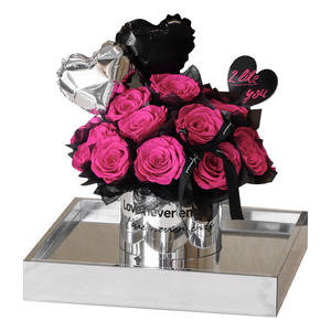 Un Ramo de Flores Eternas como Regalo de Cumpleaños y Día de San Valentín <span class=keywords><strong>para</strong></span> tu <span class=keywords><strong>Novia</strong></span>, Rosa Eterna Preservada en Caja - Product Image 6