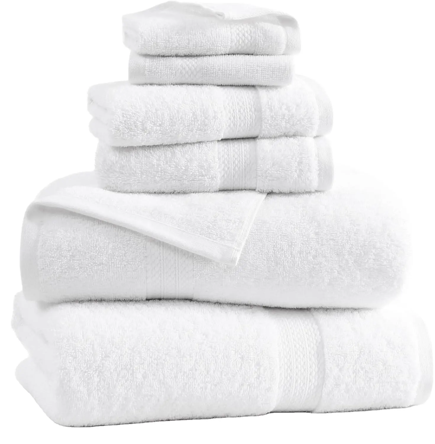 Custom Hotel White Warp Knitting Exfoliating Washcloth Absorbent Antimicrobial Bath Towel