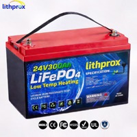 Batterie LiFePO4 robuste à cycle profond 24V 300AH pour applications marines avec BMS intelligent RS485, connecteur Anderson, plus de 6000 cycles, garantie 10 ans, CE RoHS