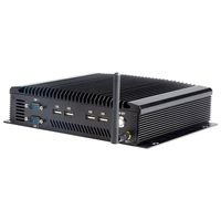 Mini Pc de escritorio sin ventilador, 12-36v, J1800, J1900, J4125, I3, I5, I7, con COM, 8USB, entrega rápida