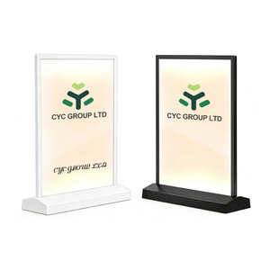 Boîte à lumière LED double face à faible consommation d'énergie, support de menu pour restaurant, présentoir de table pour bar et magasin, pour la publicité - Product Image 3