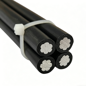 Câble Aérien ABC Industriel <span class=keywords><strong>Joca</strong></span> 4 Noyaux en Alliage d'Aluminium 4*25mm 4*50mm 4*95mm pour Ligne de Transmission Basse Tension de Construction - Product Image 4