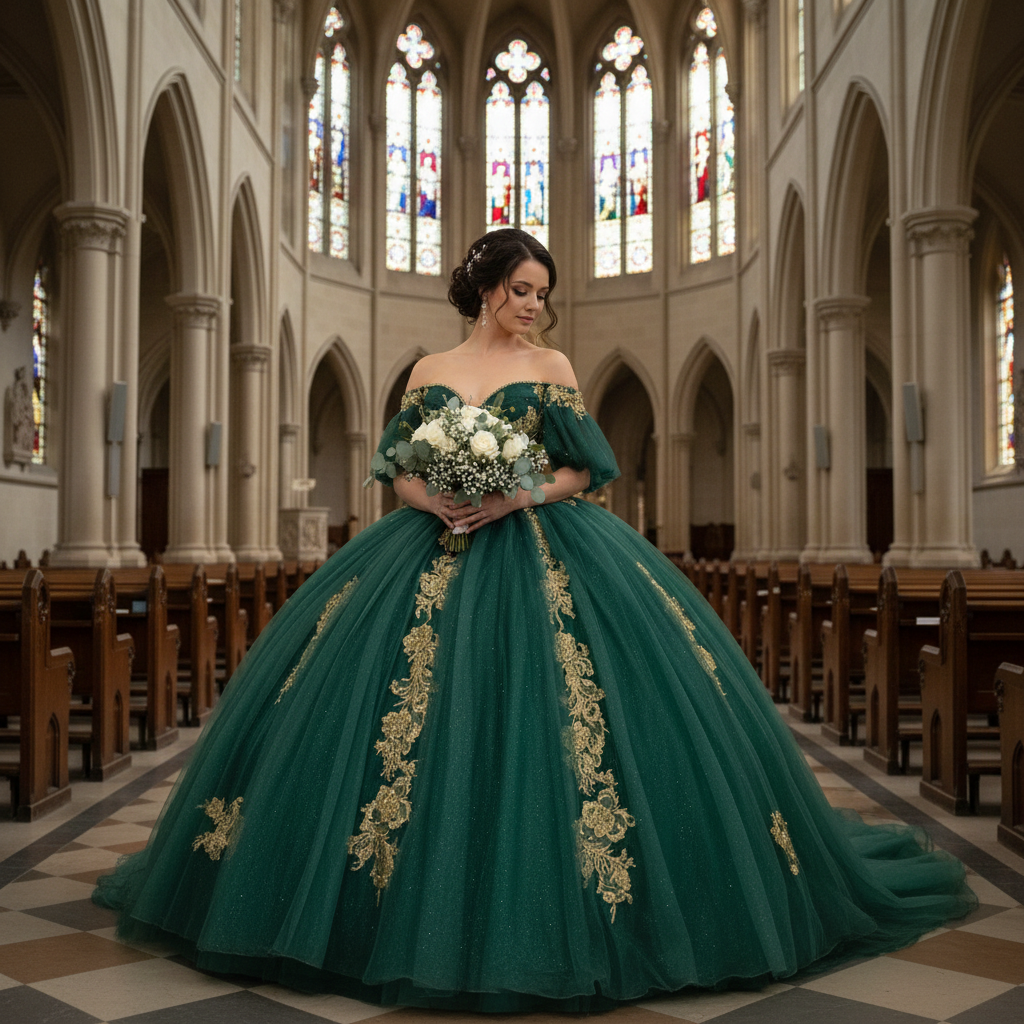 formal gown plus size emerald green dress Marie Plus Size Gown In Emerald