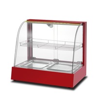 Offre Spéciale Commercial Pâtisserie Chauffe Armoire Électrique Réchauffeur D'aliments Vitrine Table Top Pizza Réchauffeur Affichage pour Restaurant