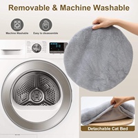Cama para Gatos Rotativa 360 Graus para Mesa, Assento Ajustável para Borda de Mesa, Cesto Suspenso com Fixação por Grampo