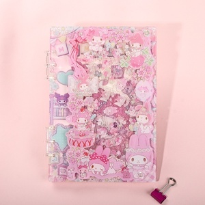 Carnet de notes A7 en acrylique à feuilles mobiles, style dessin animé original, multi-usages, pour fille mignonne, style japonais et coréen - Product Image 2