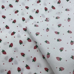 China hogar textil impreso fresas tejido 70Gsm cepillado microfibra 100% poliéster Pongee tela para textiles para el hogar - Product Image 4