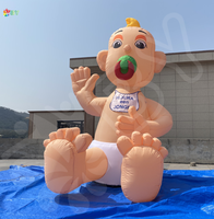 Ballon gonflable pas cher en forme de personnage de dessin animé hollandais pour bébé/enfant, idéal pour les fêtes d'anniversaire de nouveau-nés garçons/filles