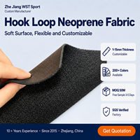Tissu néoprène souple et flexible à fermeture auto-agrippante pour genouillères, soutien lombaire, équipement sportif, personnalisable OEM