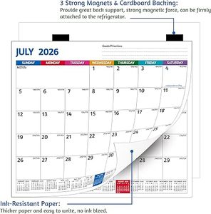 2027 Magnetic Table <strong>Calendar</strong> Refrigerator Monthly Strong Magnets Large <strong>Blocks</strong> Printing <strong>Calendar</strong> Display Great Planning - Product Image 5