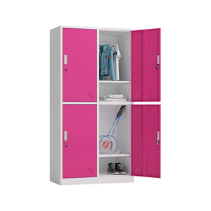 4 Puerta <span class=keywords><strong>de</strong></span> cambio <span class=keywords><strong>de</strong></span> habitación la Escuela <span class=keywords><strong>de</strong></span> almacenamiento <span class=keywords><strong>de</strong></span> armario <span class=keywords><strong>de</strong></span> Metal <span class=keywords><strong>de</strong></span> acero armario <span class=keywords><strong>de</strong></span> ropa - Product Image 1