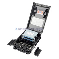 Boîte à bornes 4 en 4 sorties 16f Caixa Cto Box Ftth Outdoor De Distribucion Nap Fiber Optic 16 Core Odp Optical Distribution Box