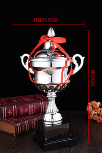 Trofei Personalizzati in Metallo JINZUN, Coppe per Campionati, Competizioni Sportive, Trofeo di Calcio - Product Image 3