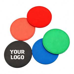 Personalized Customizable Logo Coffee Holder Pvc <b>Rubber</b> Bar Coasters for Drinks Gift Custom Cartoon Silicone Coaster <b>Mats</b> - Product Image 1