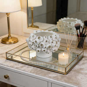 Vaso in Ceramica <span class=keywords><strong>Moderno</strong></span> <span class=keywords><strong>Bianco</strong></span> con Texture Simile al Corallo, Forma Organica Scultorea, Portafiori Testurizzato, Vasi in Ceramica 3D per Boccioli - Product Image 4