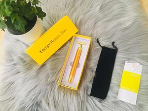 Dispositivo de Lifting Facial de Aluminio Portátil en Oferta, Herramienta de Belleza Facial con Vibración Alta en Forma de V de Oro de 24K, <span class=keywords><strong>Anti</strong></span> Doble Mentón - Product Image 4