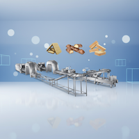 Ligne de production entièrement automatique de haute qualité pour la fabrication de gaufrettes et de petites gaufrettes