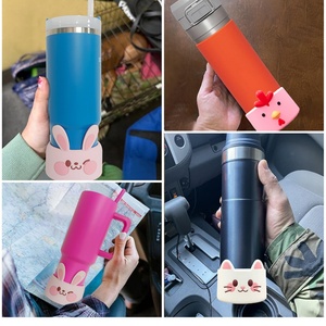 Protège-venteaux en silicone antidérapant et anti-rayures pour gobelets, compatible avec les tumblers de 40oz, 30oz, 20oz, accessoires de bar - Product Image 4