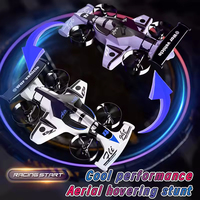 Voiture de course RC EPT à double mode : Quadcopter pour la terre et véhicule acrobatique en vol avec lumières colorées