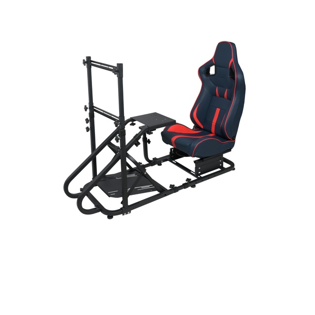 1012F Racing Simulator Steering Wheel Stand With High-Compatibility Racing Seat Modified Car Seats