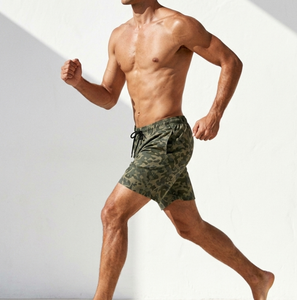 Shorts cargo tactiques pour hommes, tissu ripstop durable, multi-poches, vêtements de sport, fitness pour les sports de plein air avec logo imprimé - Product Image 2