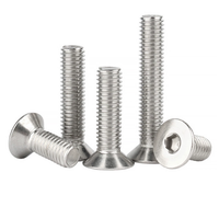 Vis à tête fraisée Allen DIN7991 en acier inoxydable pour l'assemblage des panneaux de garniture du compartiment moteur automobile, kit de fixation de quincaillerie industrielle