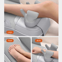 Shiatsu électrique marche dorsale pétrissage Shiatsu fesses Vibration Massage coussin de siège chaise dos cou relaxant dos avec chaleur